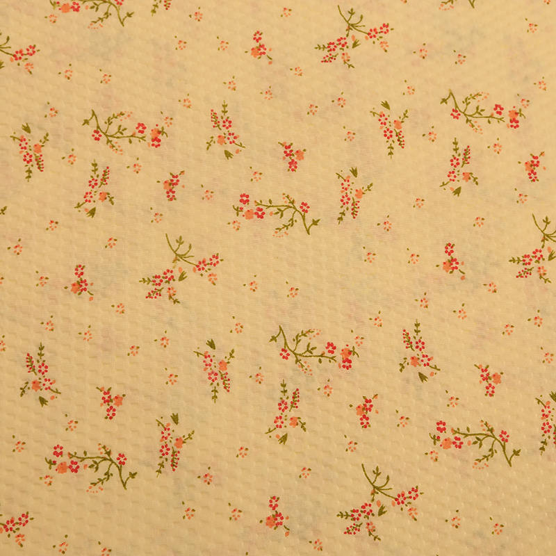 Tissu en microfibre 100% polyester, tissu de collection de literie à fleurs bon marché, matière première