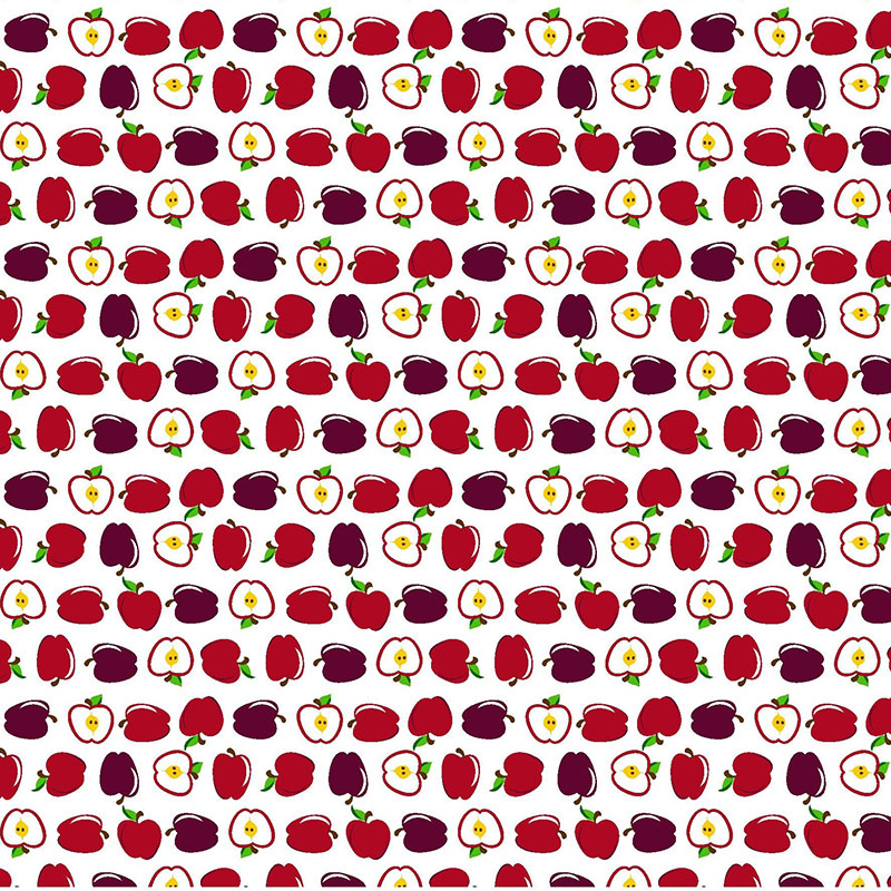 Tissu de literie 100% polyester à motif de fruits, textile de maison pour draps et oreillers